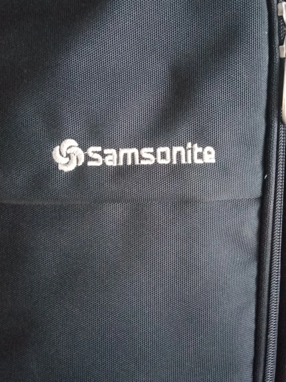 Samsonite Black Rolling Suitcase - Men's Travel Bag